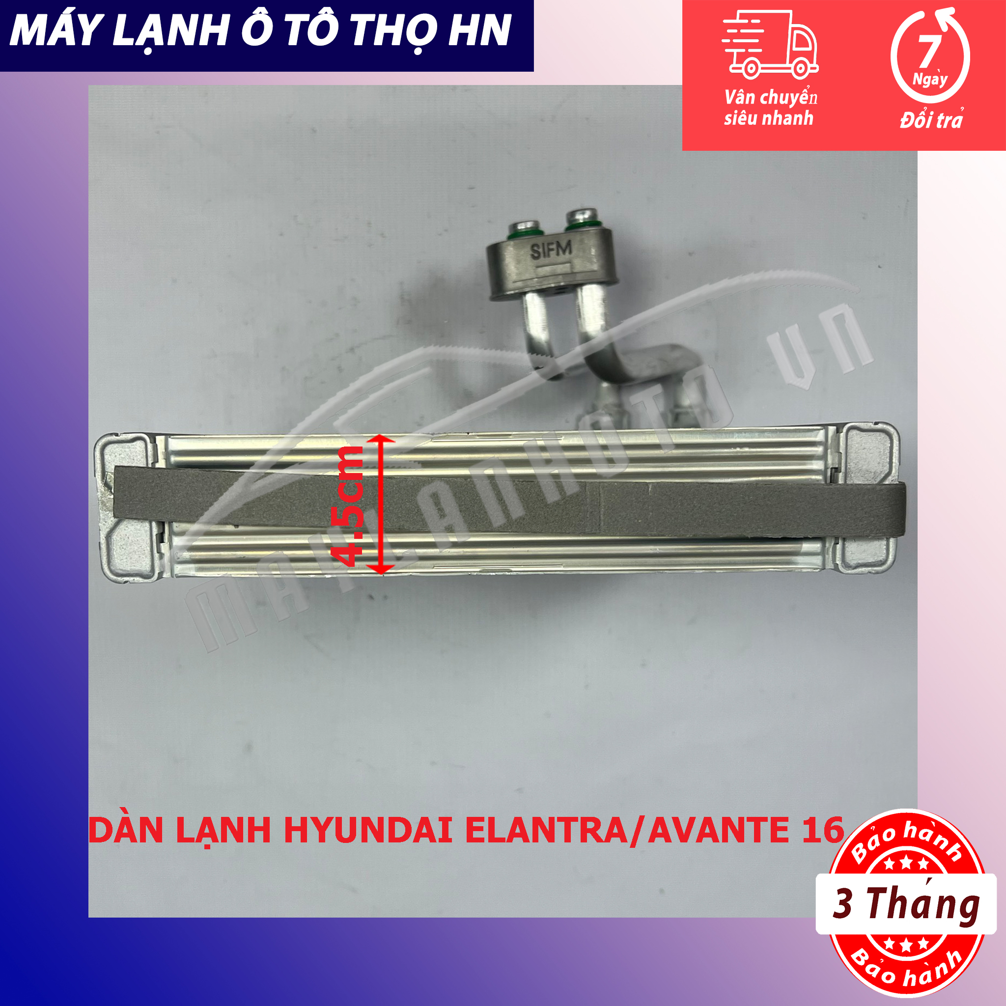 Dàn lạnh Hyundai Elantra 2016 2017 2018 hàng xịn Hàn Quốc 16 17 18