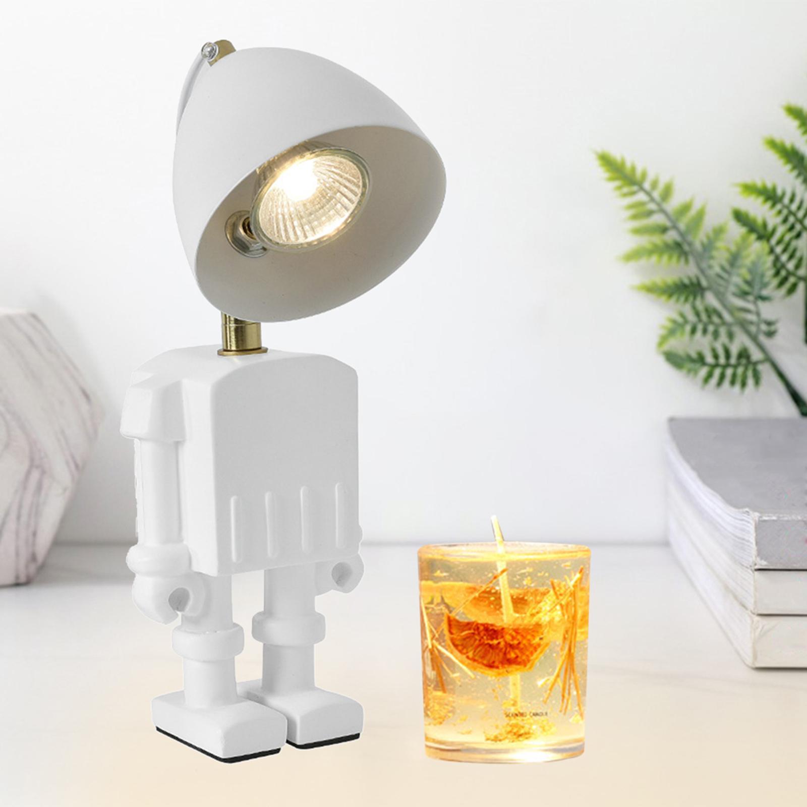 Electric Candle Warmer Robot Ornaments Wax Burner Melter for Scented Candles Wedding