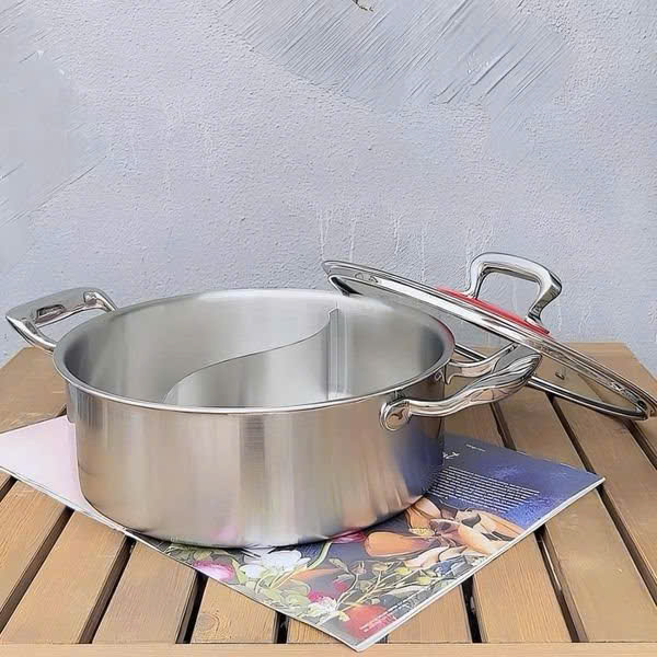 [Hàng chính hãng] CKM308 - Nồi lẩu hai ngăn Chockmen 30cm