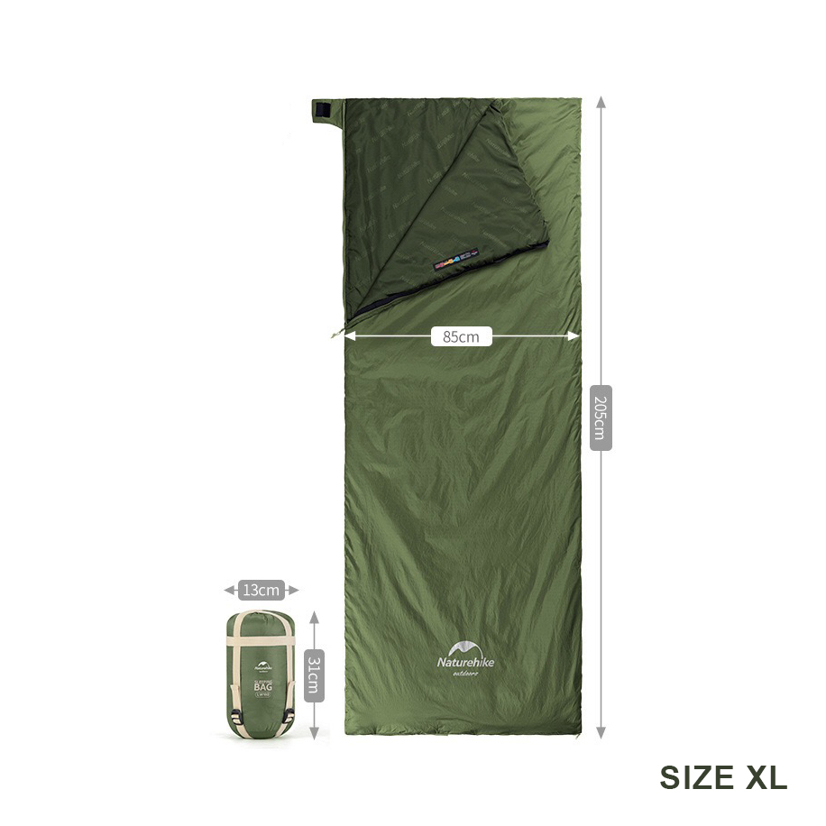 Túi ngủ Naturehike NH21MSD09 (LW180-XL) mẫu 2021