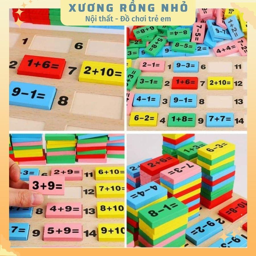 Đồ chơi Domino 110 quân bằng gỗ