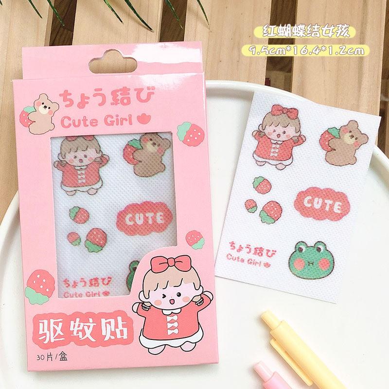 Hộp 30 miếng dán Sticker chông muỗi và bọ ngoài trời