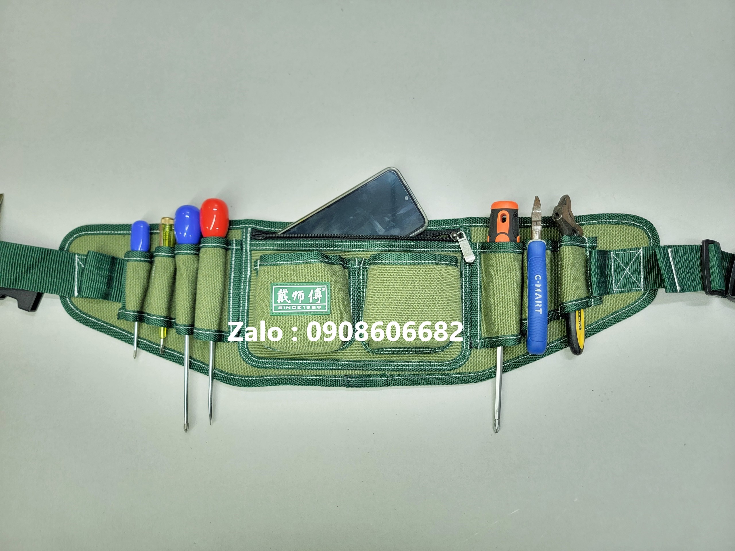 Đai Đựng Đồ Nghề Đeo Hông DSF-102 May Bố Canvas rất dầy