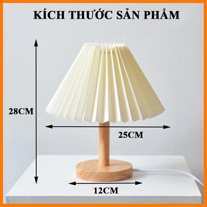 Đèn ngủ để bàn xếp ly, decor phòng ngủ bảo hành 6 tháng phong cách hàn quốc