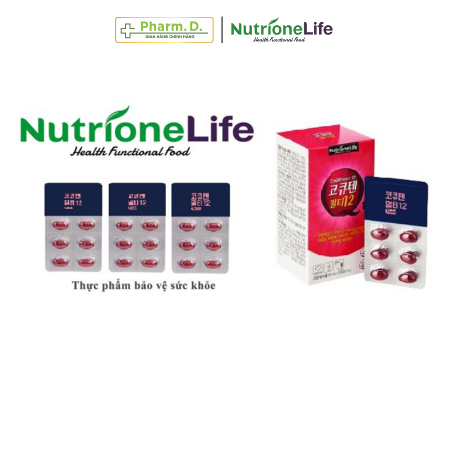 Viên Uống Hỗ Trợ Tim Mạch, Chống Lão Hóa NUTRIONELIFE Coenzyme Q10 Multi 12 (30 Viên)