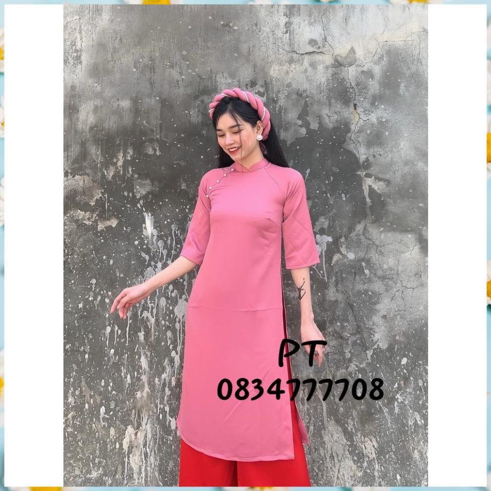 Áo dài cách tân lụa tây thi cao cấp nhiều màu đủ size