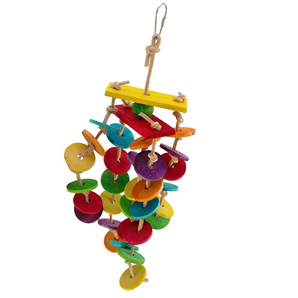 Colorful Birds Parrots Swing Toys Birds Cage Hanging Toy* Birds Perch Stand*