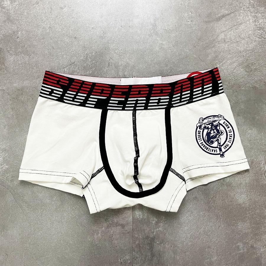 QUẦN LÓT NAM - BOXER ĐÙI Thể Thao In Logo Siêu Chất - Thun Cotton Mịn