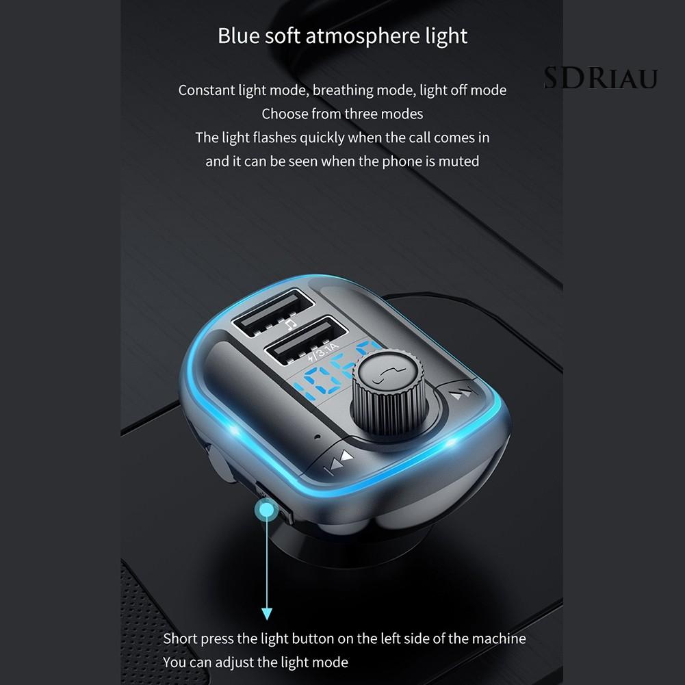 Bộ Sạc Bluetooth Siêu Trầm Đa Năng Trên Xe Hơi Qcd_T8295