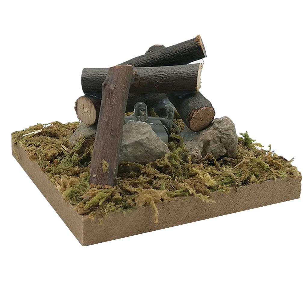Mini Garden Building Micro Landscape for 1:12 Dollhouse Home Yard Decoration