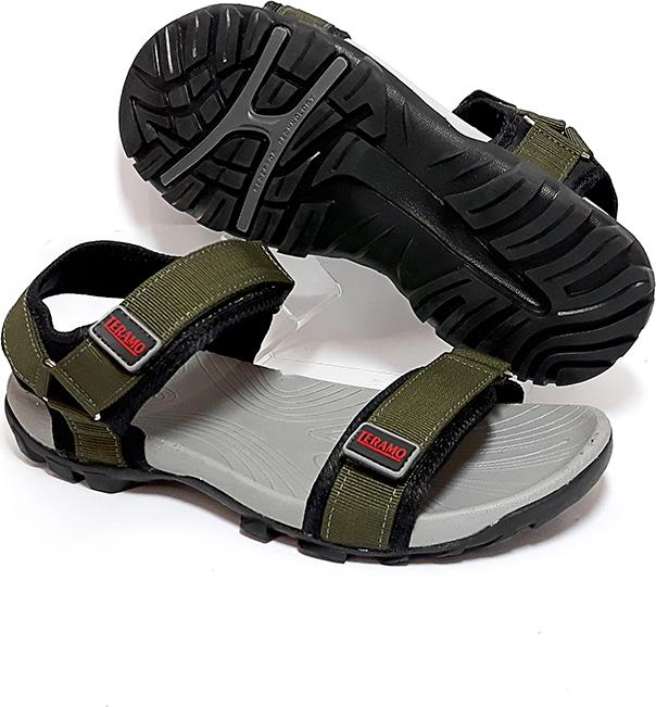 Giày Sandal Nữ Quai Ngang Teramo TRM06 Xanh Rêu