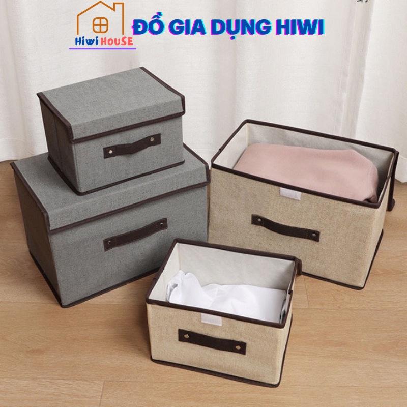 Hộp Vải Đựng Đồ Tiện Lợi, Thùng Đựng Quần Áo Đa Năng