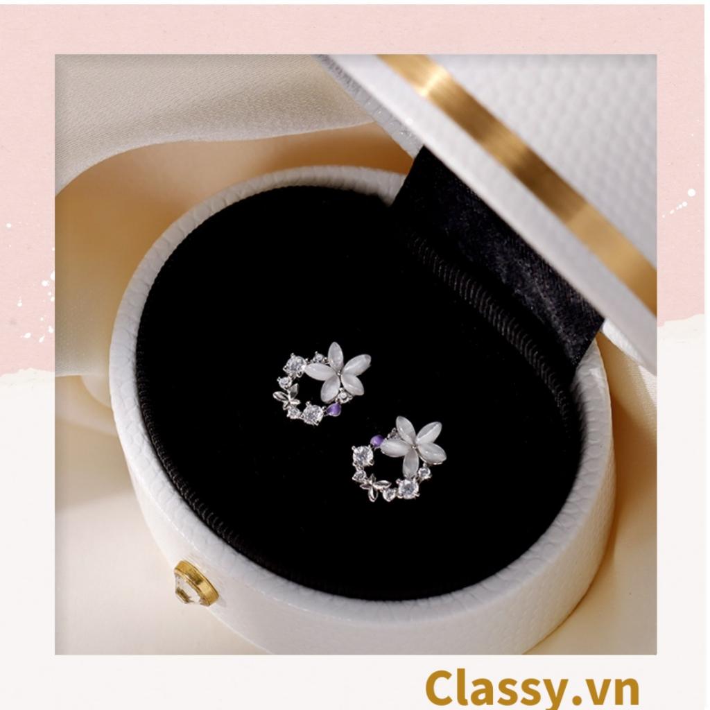 Khuyên tai Bông tai Hoa tai Classy hoa kiểu dáng độc đáo dễ thương PK1605