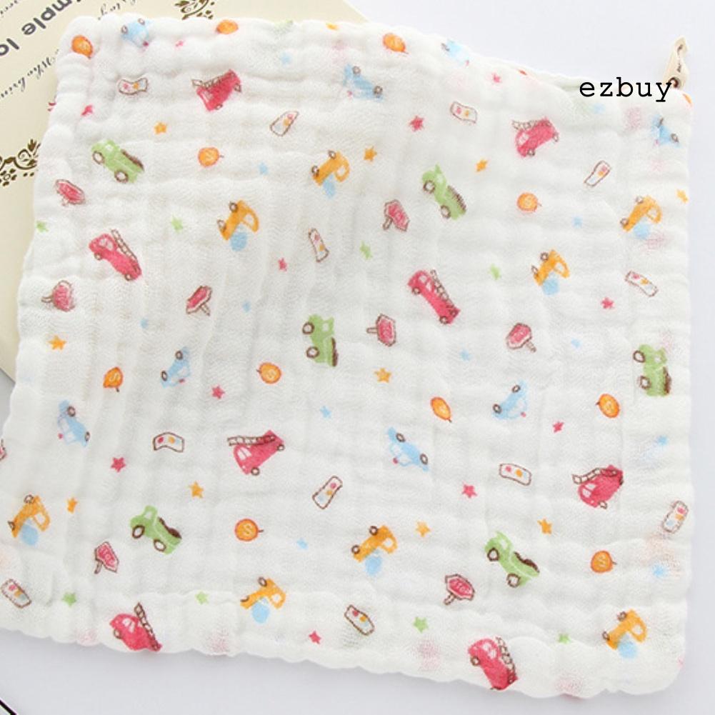 Khăn tắm cotton hình vuông họa tiết hoạt hình cho bé sơ sinh