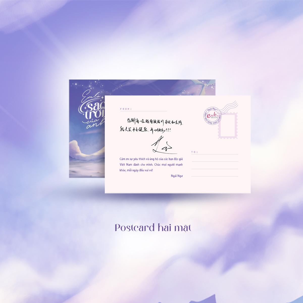 Sách - Em Là Sao Trời Của Anh - Tặng Kèm Bookmark 2 Mặt + Postcard Bồi Cứng Có In Lời Chúc Của Tác Giả + Card Bo Góc Bồi Cứng