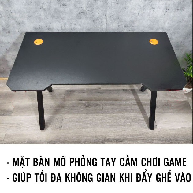 Bàn Gaming Fufutech Winner X2 120x60 Cm Không Rung Lắc Mặt Gỗ Mdf Có Giáp Đèn Led 7 Màu, Tích Hợp Cắm Sạc USB Nhiều Cổng, Giá Treo Tai Nghe, Khay Đựng Ly Gắn Bàn Gấp Gọn