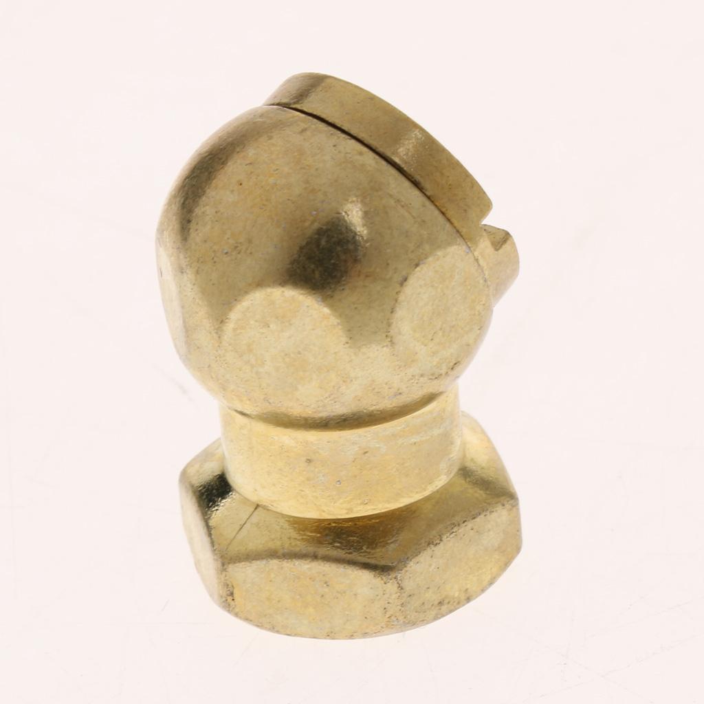 Solid Car Tyre Tire Inflation Nozzle Air Blow Gun Tip Accessory Zinc Alloy