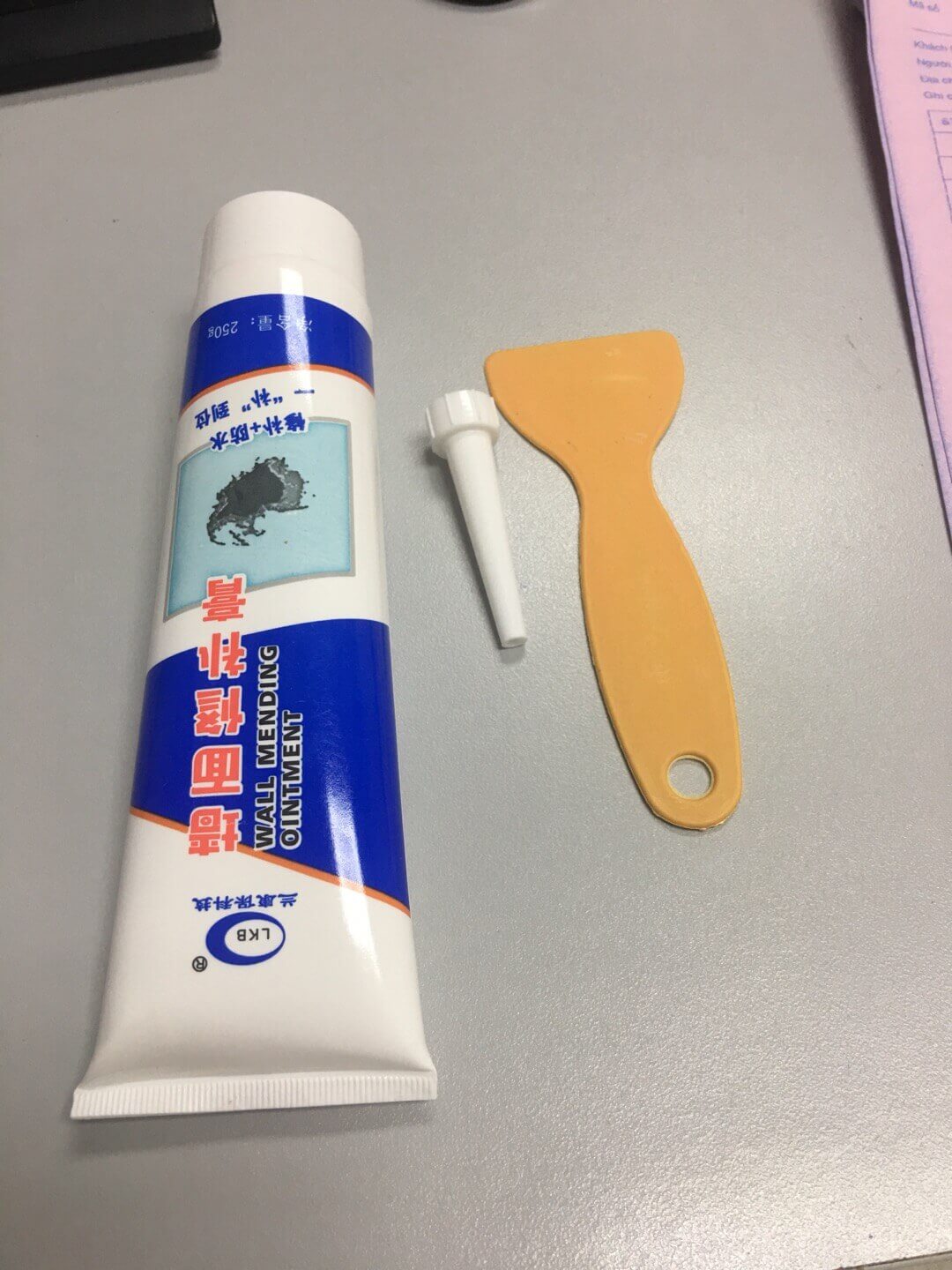 Keo Vá Trám Tường Đa Năng Che Vết Nứt Sửa Chữa Tường Nhà Hiệu Quả Kèm Đầu Nối & Dụng Cụ Trám