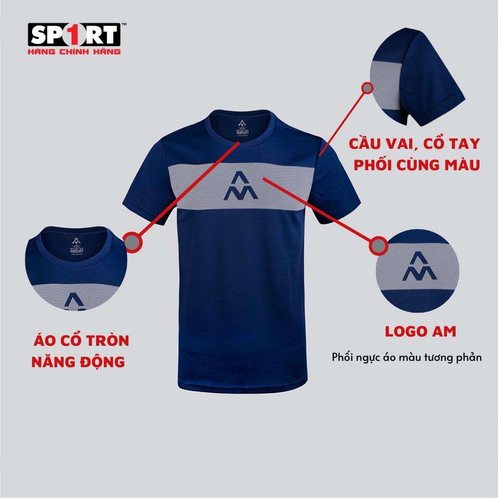 Áo Thun T-Shirt Nam AM MT001 Thể Thao Ngắn Tay Cotton Sport1