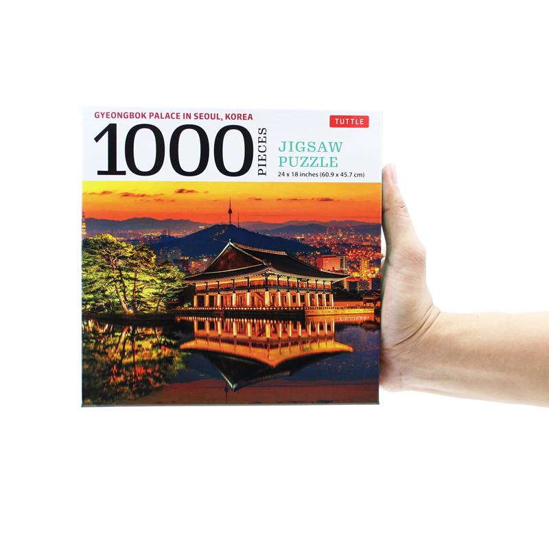 Gyeongbok Palace In Seoul Korea - 1000 Piece Jigsaw Puzzle: (Finished Size 24 in x 18 in)
