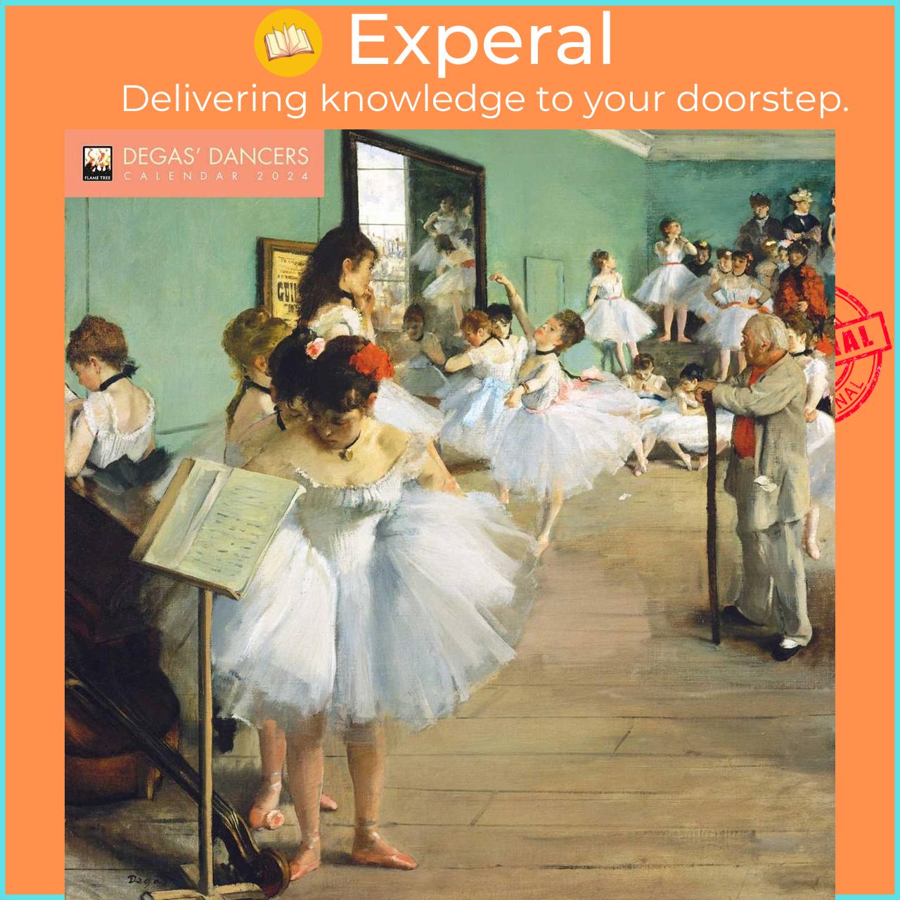 Hình ảnh Sách - Degas' Dancers Wall Calendar 2024 (Art Calendar) by Unknown (US edition, paperback)