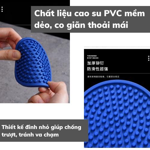 Đế lót ly cao su PVC lót cốc đa năng chất lượng miếng lót ly chống trượt kháng nước sử dụng và vệ sinh bảo hành 1 đổi 1