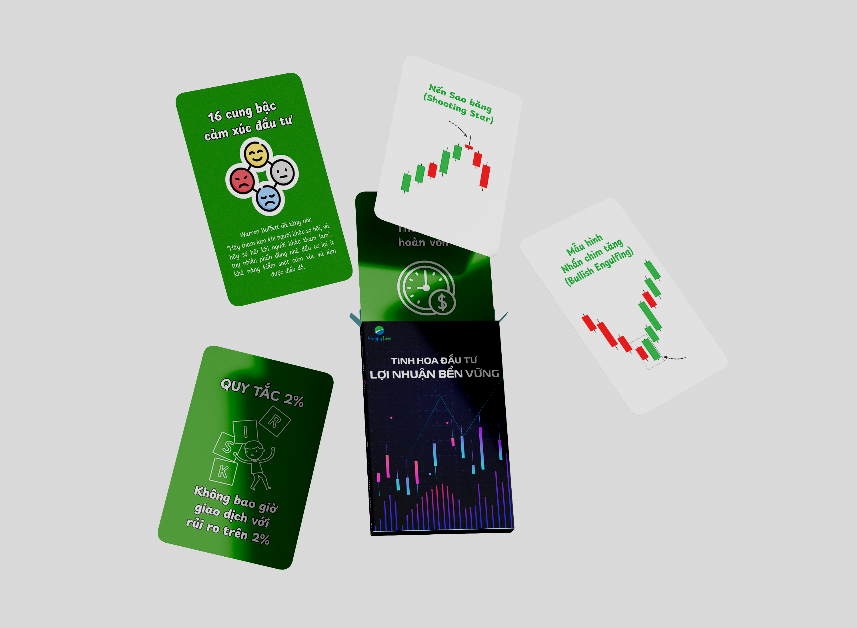 Bộ Flashcards Happy Live (36 thẻ / bộ) - Happy Live