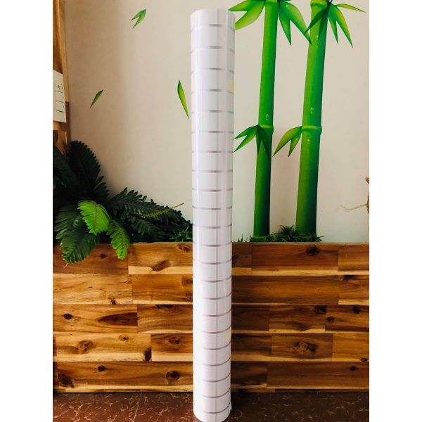 5m decal dán kính ô vu6ong trắng lớn DK34 - 90x500