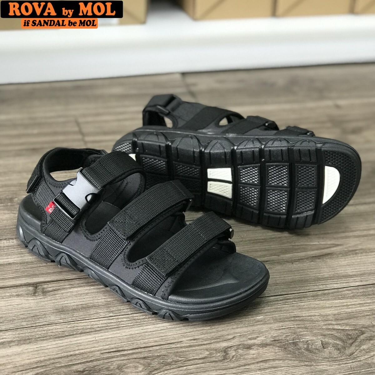 Sandal nam 3 quai dán xé hiệu Rova RV603BB