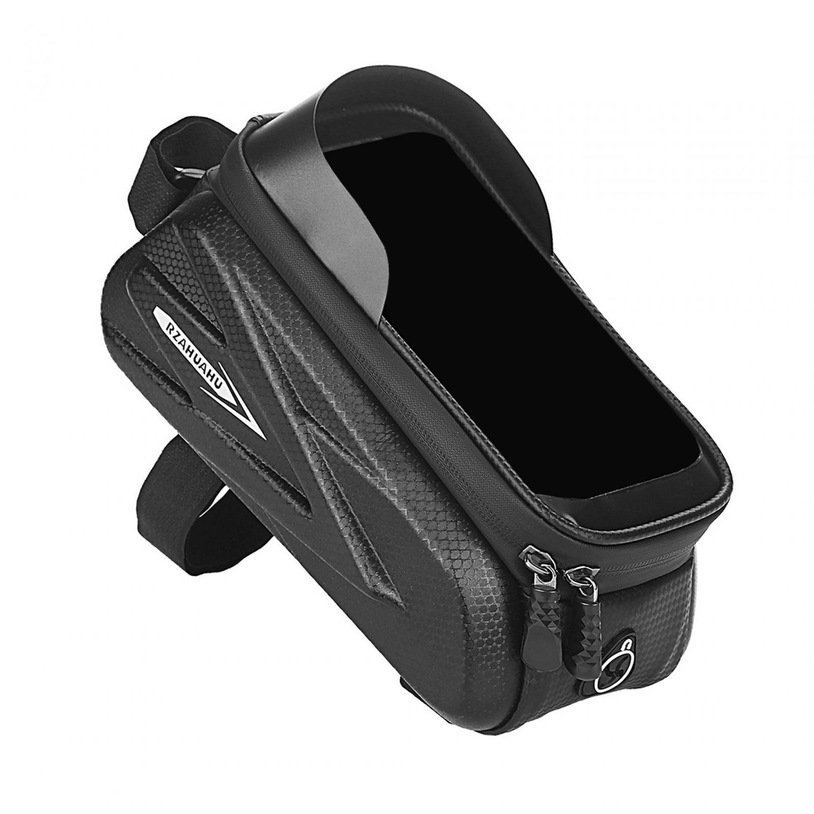 Bag  Phone Bag Touch Screen  Phone Bag Folding Bike Cell Phone Holder Pack Bike Front Frame Bag for Riding Men