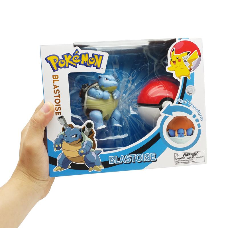Đồ Chơi Bóng Pokemon Biến Hình - Quái Thú Rùa Blastoise - Pokemon Toys ZC8904E