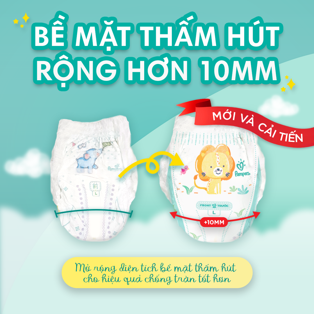 Combo 2 Thùng Ultra Box 3 Gói Tã Quần PAMPERS Giữ Dáng L108/XL96/XXL84