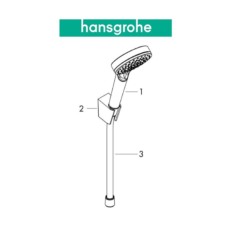 Tay sen kèm giá đỡ HANSGROHE Crometta 160 26692