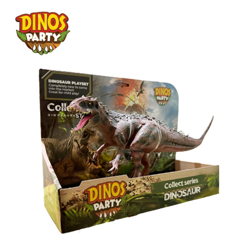 Đồ Chơi DINOS PARTY Mô Hình Khủng Long Tyrannosaurus Rex_Nâu BG6014A-1