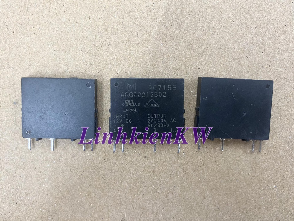 Phototriac AQG22212 2A 400VAC 12VDC điều khiển quạt bóc máy. .