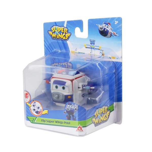 Đồ chơi mô hình SUPERWINGS Hộp biến hình Super wings- cảnh sát Paul YW740575