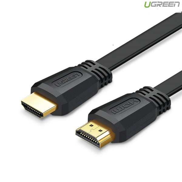 Cáp HDMI Dẹt 3m Hỗ Trợ 3D/4K Ugreen - Hàng Chính Hãng