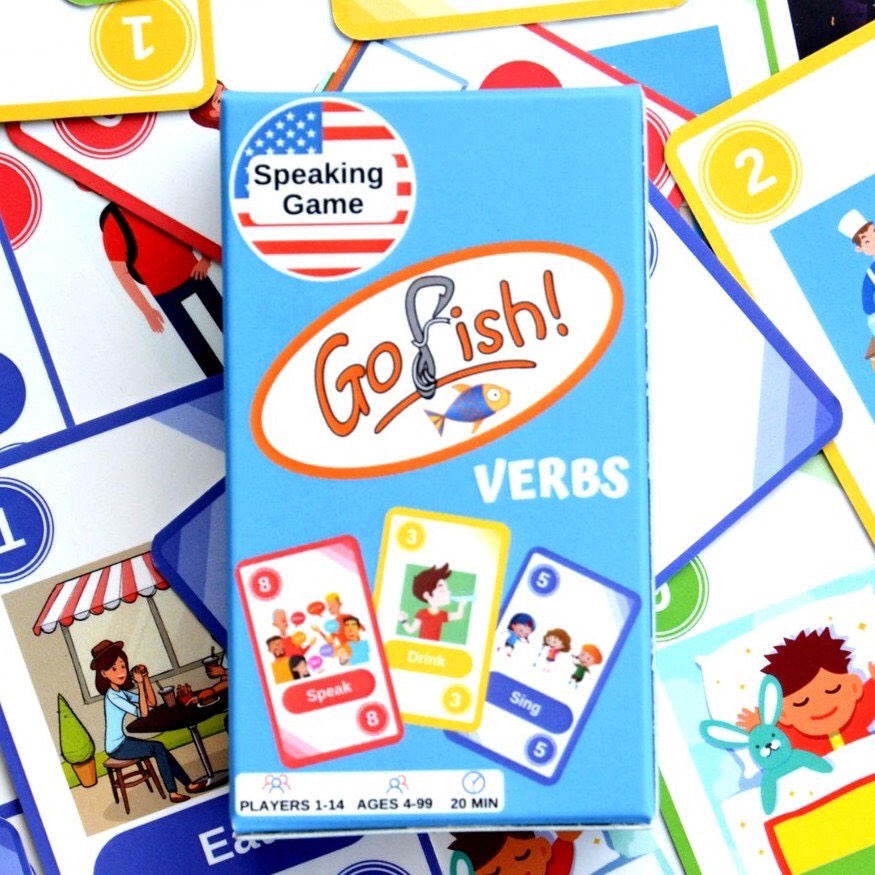 Go fish game &quot; Verbs&quot;