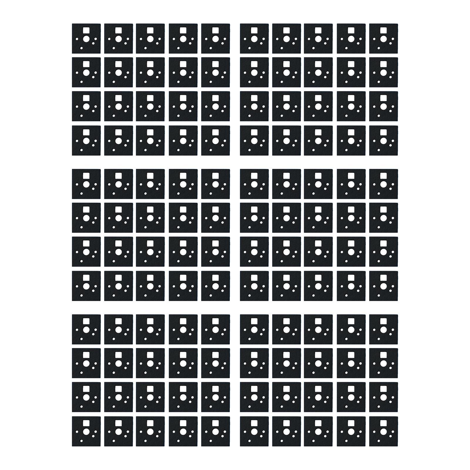 120 Pieces Keyboard Switch Pads Parts Universal for Hot Swappable Keyboard