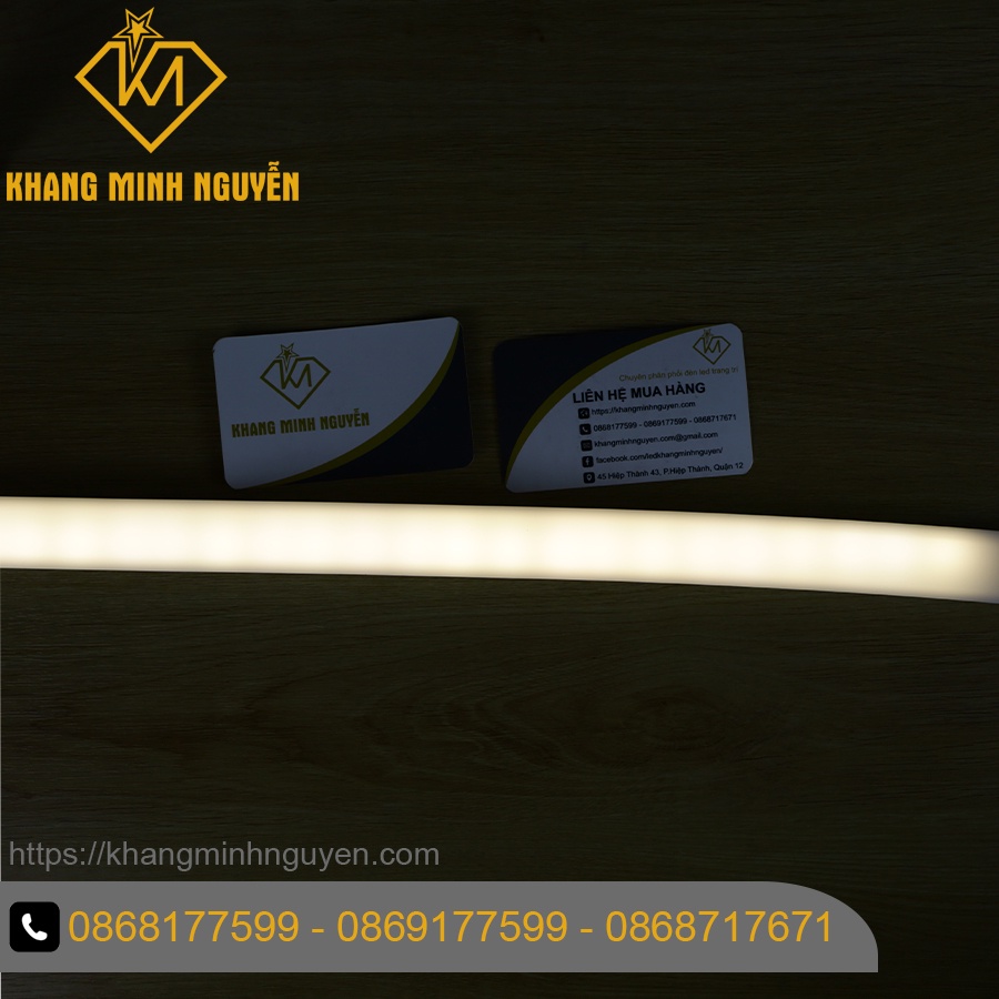Ống Silicon 2014 định hình đèn led dây lắp âm chuyên dụng cho thì công nội thất, trần thạch cao