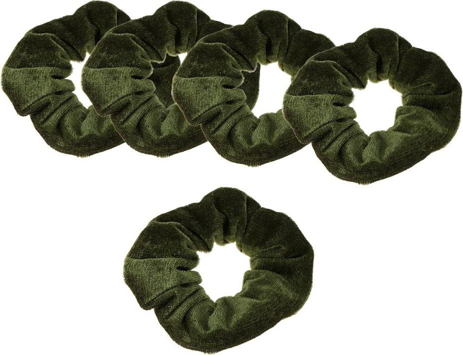 5 Pieces Velvet Hair Scrunchies Elastic Hair Band Soft Bobble Hair Ties