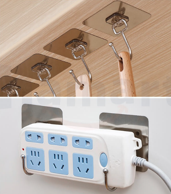Móc dán tường siêu dính, móc dán tường decor - Hàng chính hãng