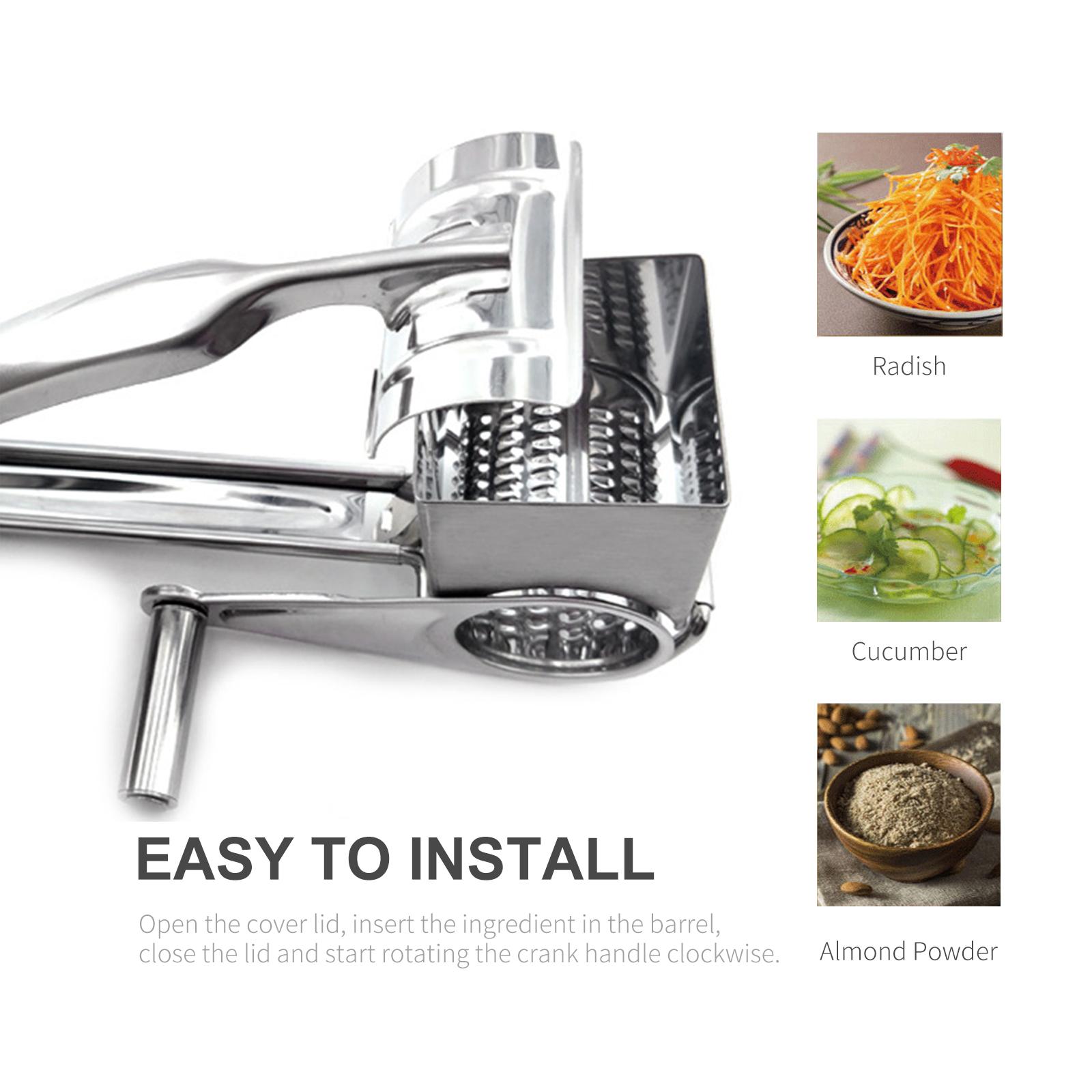 Máy xay pho mát cầm tay bằng thép không gỉ