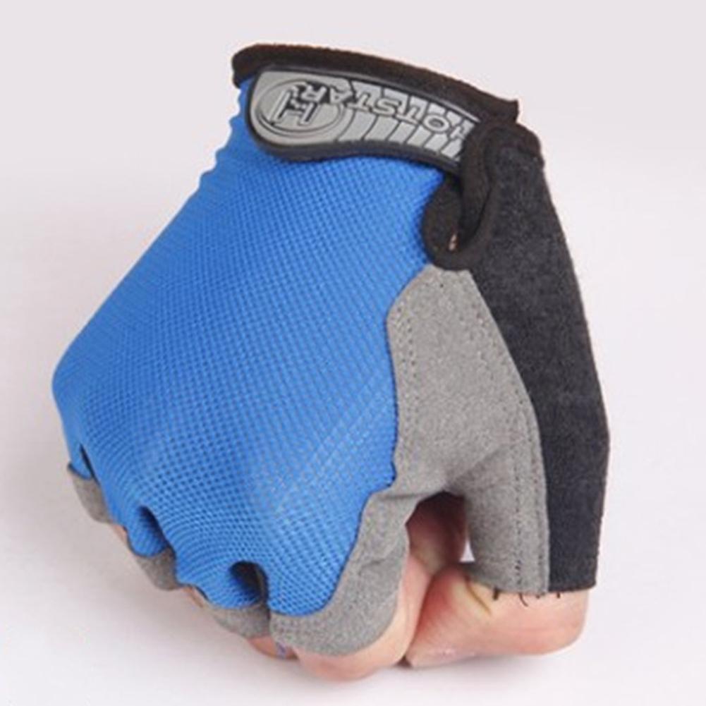 Xe đạp mới một nửa ngón tay găng tay đạp xe trượt gel gel xe đạp găng tay xe đạp găng tay xe đạp mtb găng tay xe đạp trên đường Color: Grey XL
