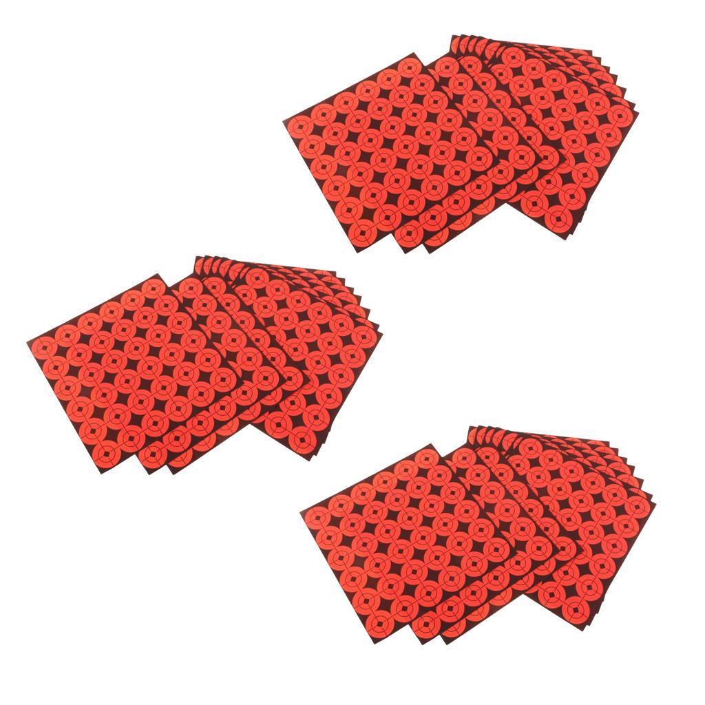 1080Pcs Target Stickers Self Adhesive Target for Fluorescent Orange