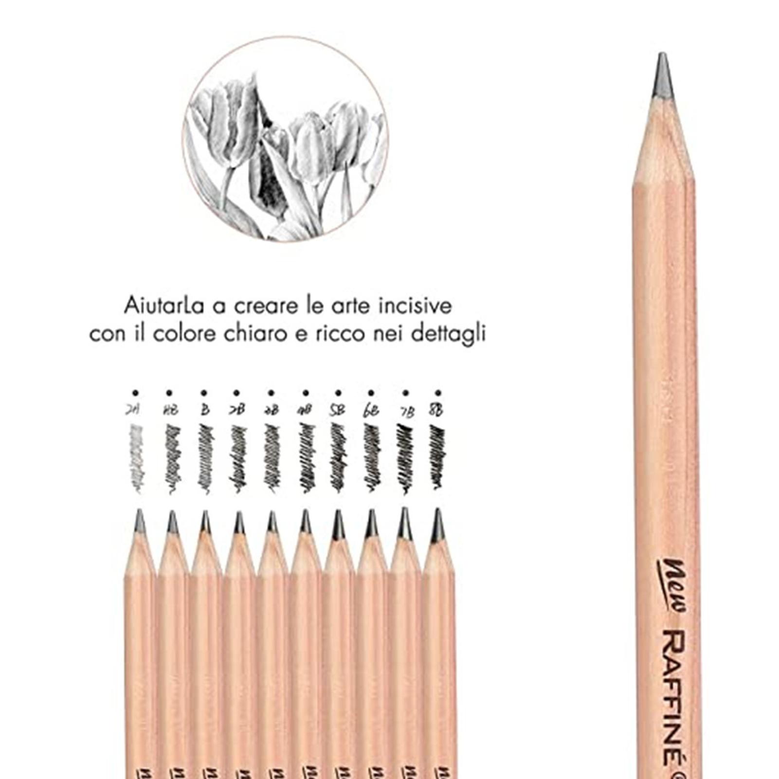 29PCS Pencil Set Drawing Sketching Charcoal Pencil Art Professional Art Supplies with Storage Bag Portrait Drawing Tool