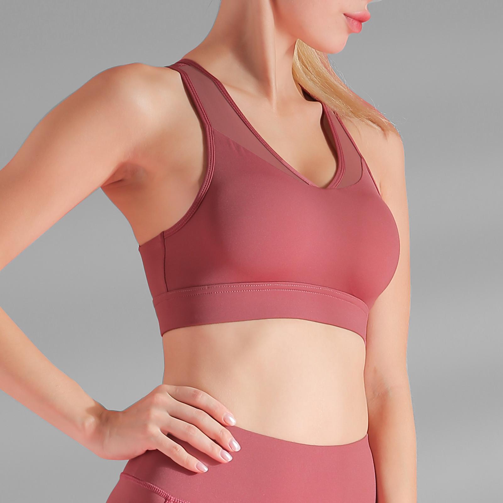 Áo Bra/ Crop top dành cho nữ tập gym, yoga, chất liệu thoáng khí, thấm hút mồ hôi