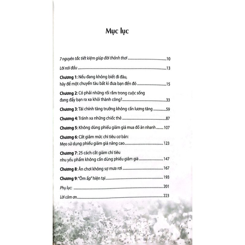 Sách 7 Nguyên Tắc Tiết Kiệm Giúp Đời Thảnh Thơi