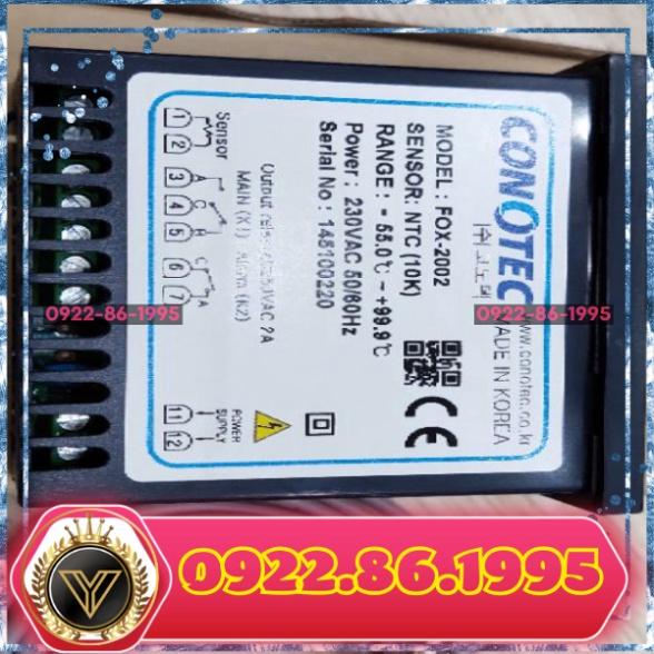 Đồng hồ điều khiển nhiệt độ FOX-2002 Conotec