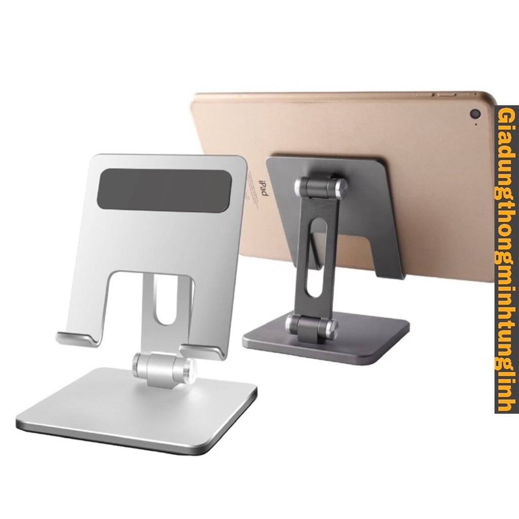 Kệ điện thoại, Ipad và thanh đỡ Laptop - có trượt, silicon đa điểm chống xước, hợp kim nhôm cao cấp